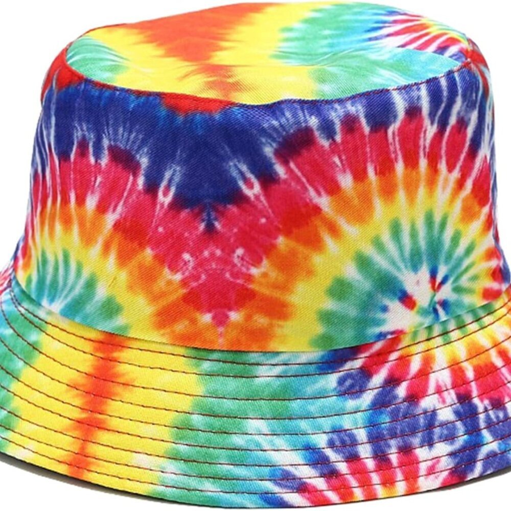 Unisex Print Double-Side-Wear Reversible Bucket Hat